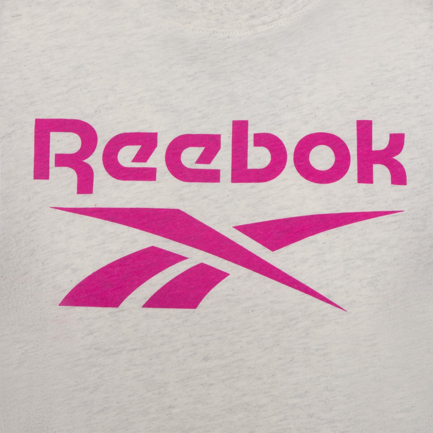 REEBOK T-SHIRT REEBOK IDENTITY BIG LOGO CROP TEE Beige