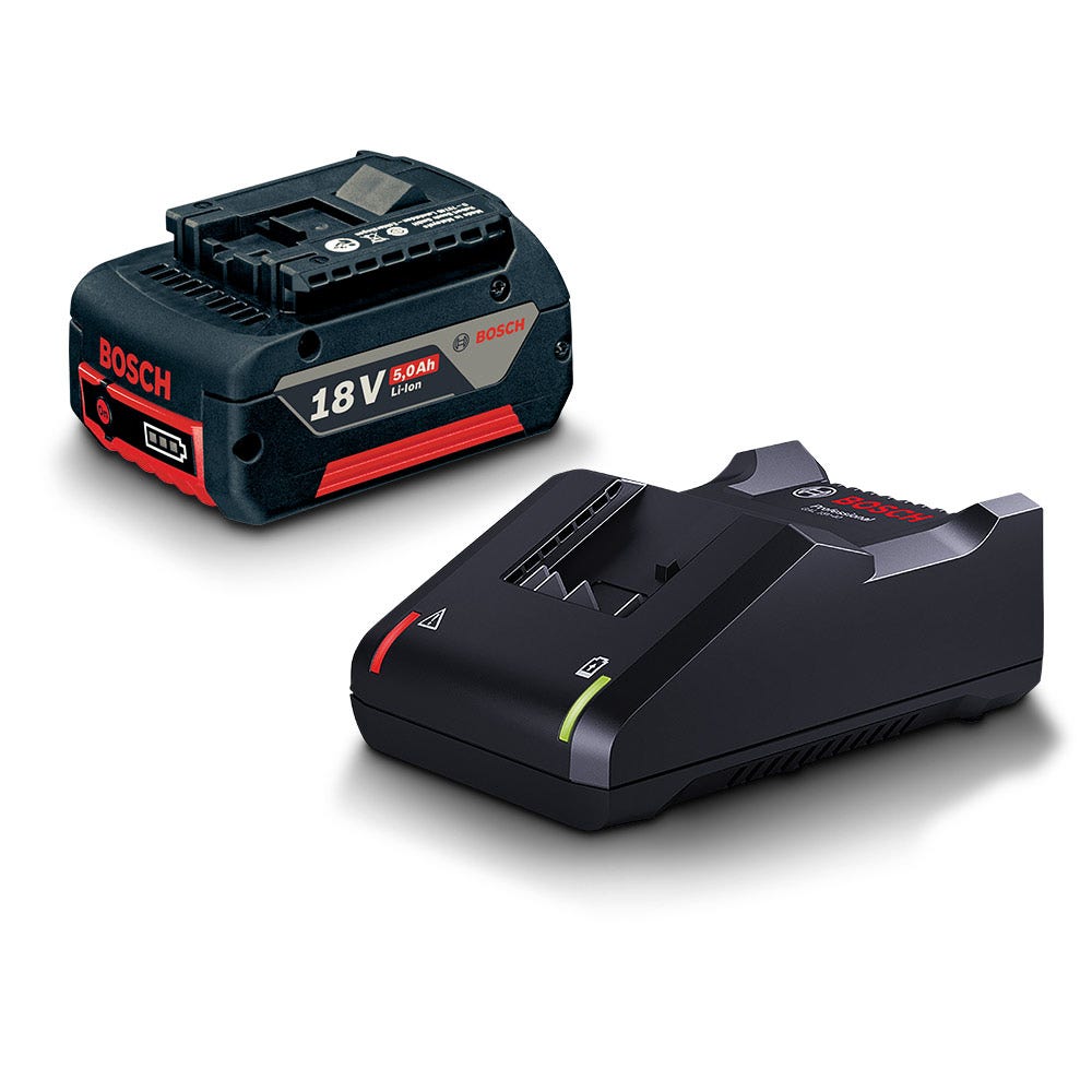 Kit de partida de bateria BOSCH 18V 1 x 5,0Ah GAL 18V 40 0615990M1Z
