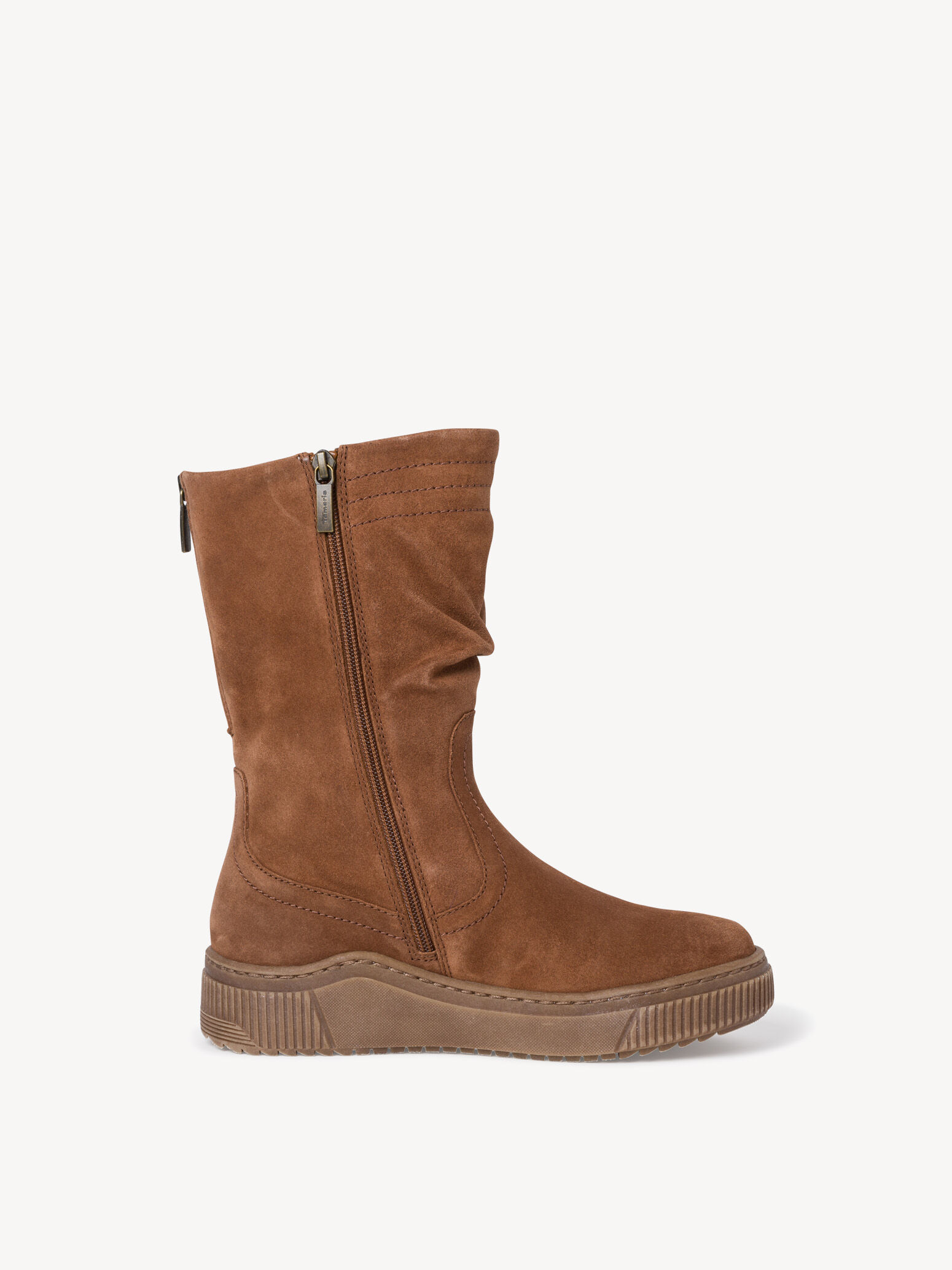 Bottine en cuir - marron