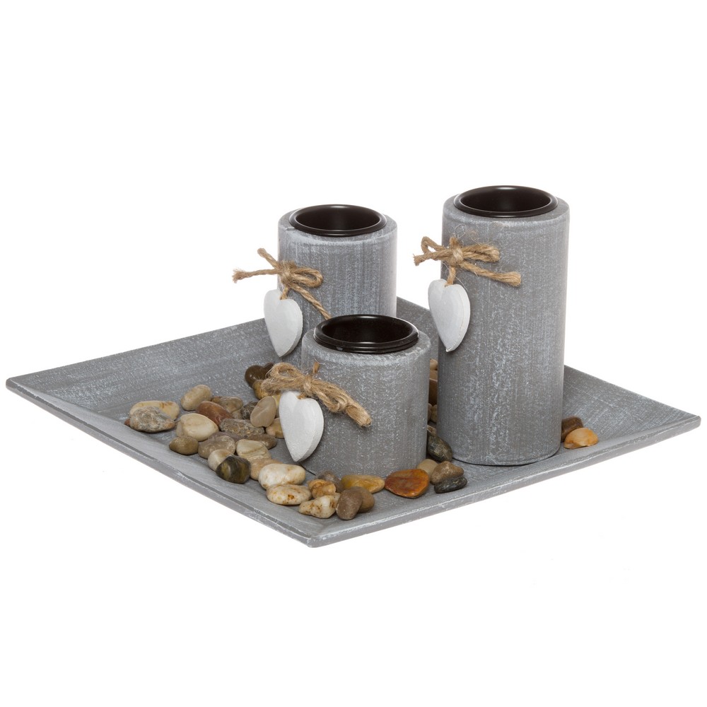 MyFlair My Flair Teelichthalter mit Tablett 