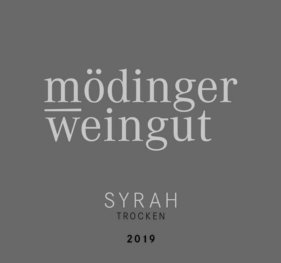 Weingut Mödinger Syrah trocken 2019