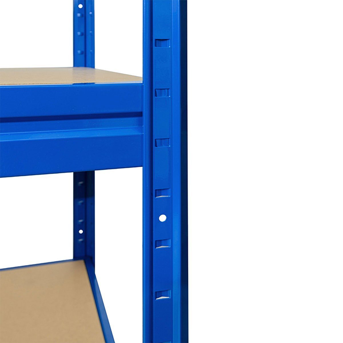 Office Marshal Schwerlastregal Weitspannregal Blau, 3 Größen, Regal, 1200 kg Tragkraft
