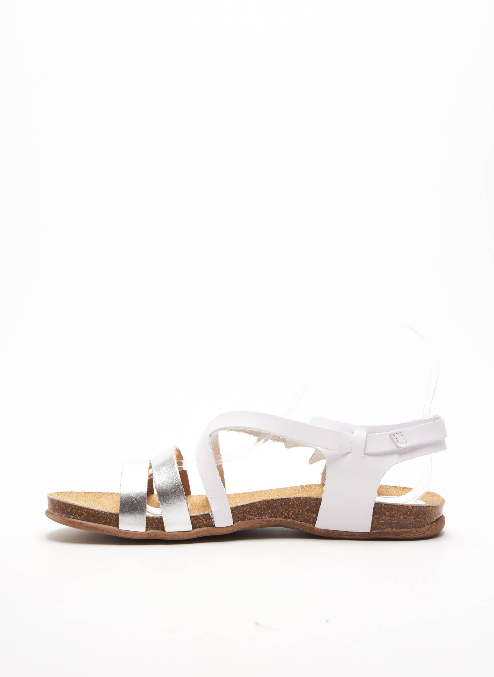 Kickers Sandales Nu Pieds Femme couleur blanc