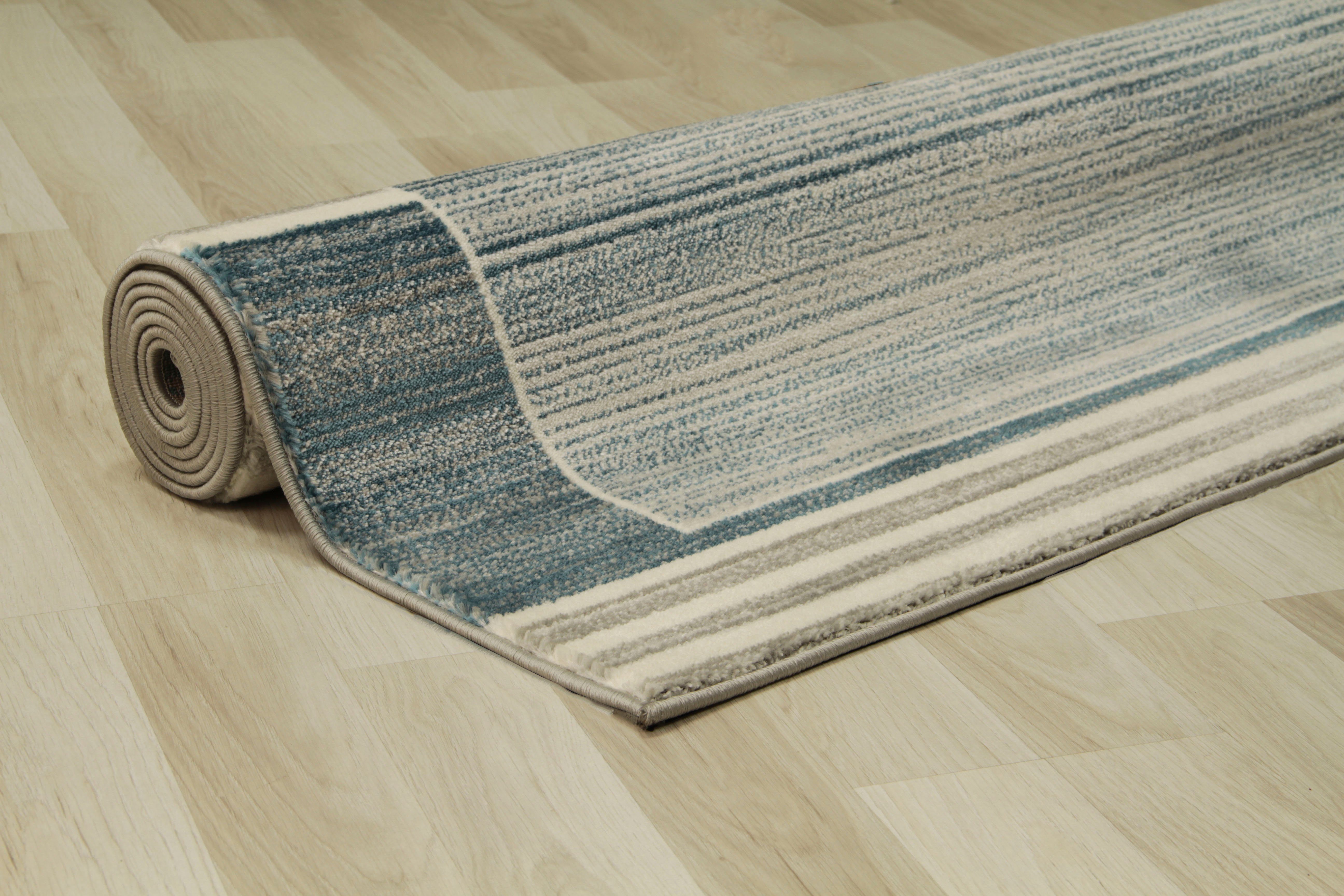 Teppich Madita, my home, rechteckig, Höhe: 24 mm, mit Bordüre, modern, geeignet für Fußbodenheizung