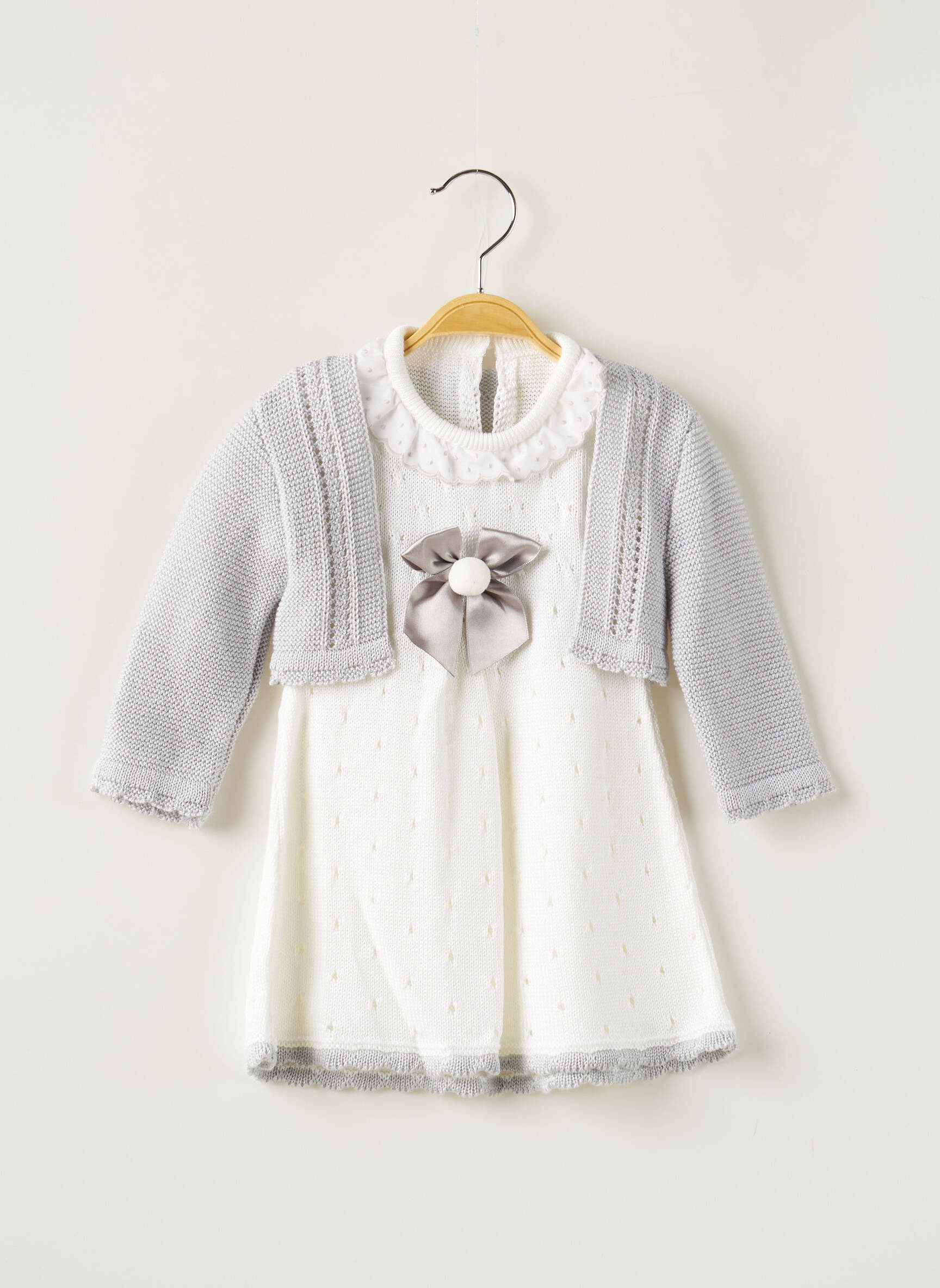 Fruit De Ma Passion Robe Veste Fille couleur gris