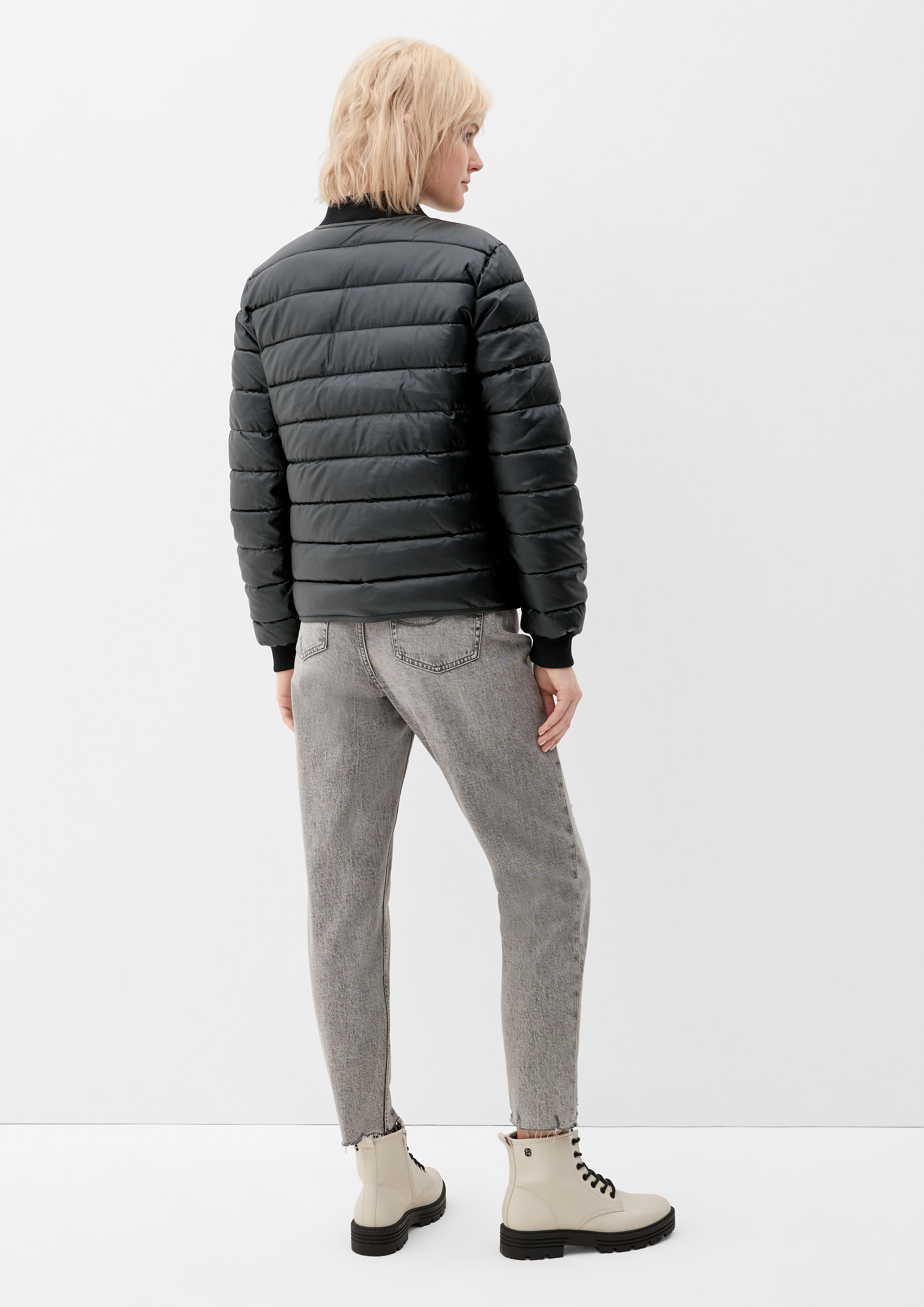 Steppblouson in Leder-Optik  2115487-9999