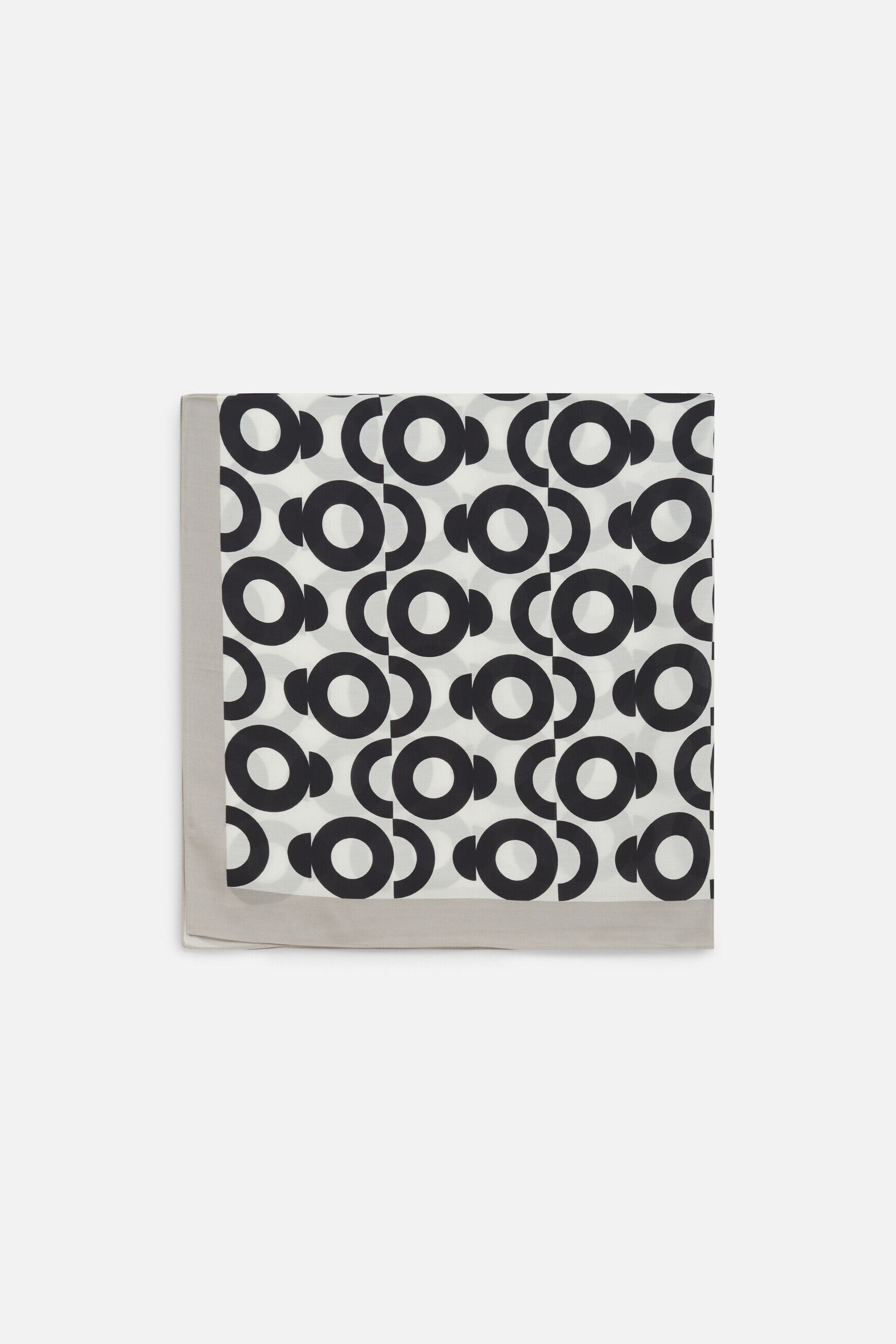 Foulard swing gris clair femme