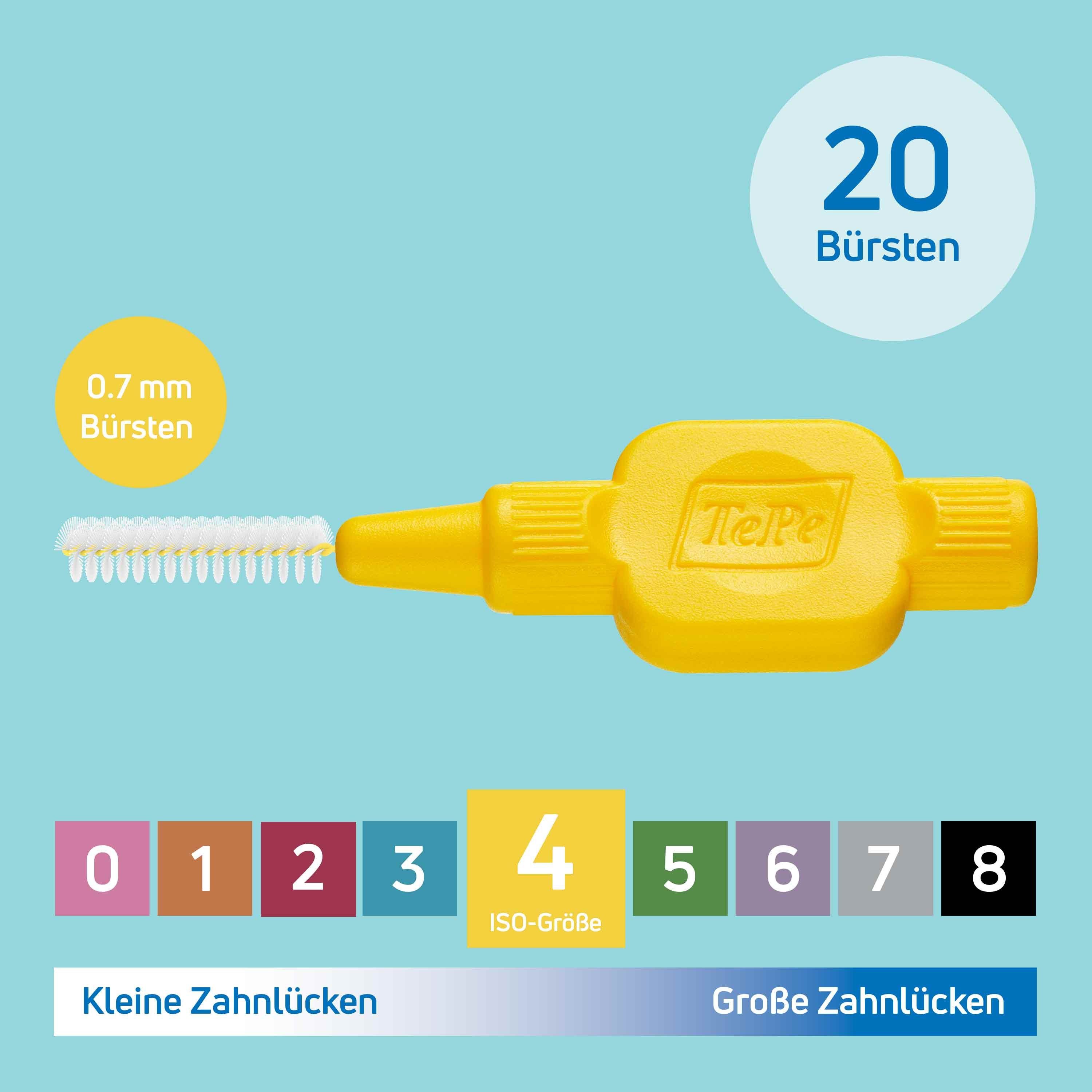TePe Interdentalbürsten TePe Interdentalbürste, Original, 1 x 20 Stück