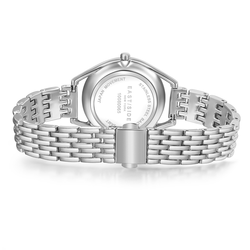 EASTSIDE Montre à quartz Edison en Argent Acier inoxydable en Argent Montre
