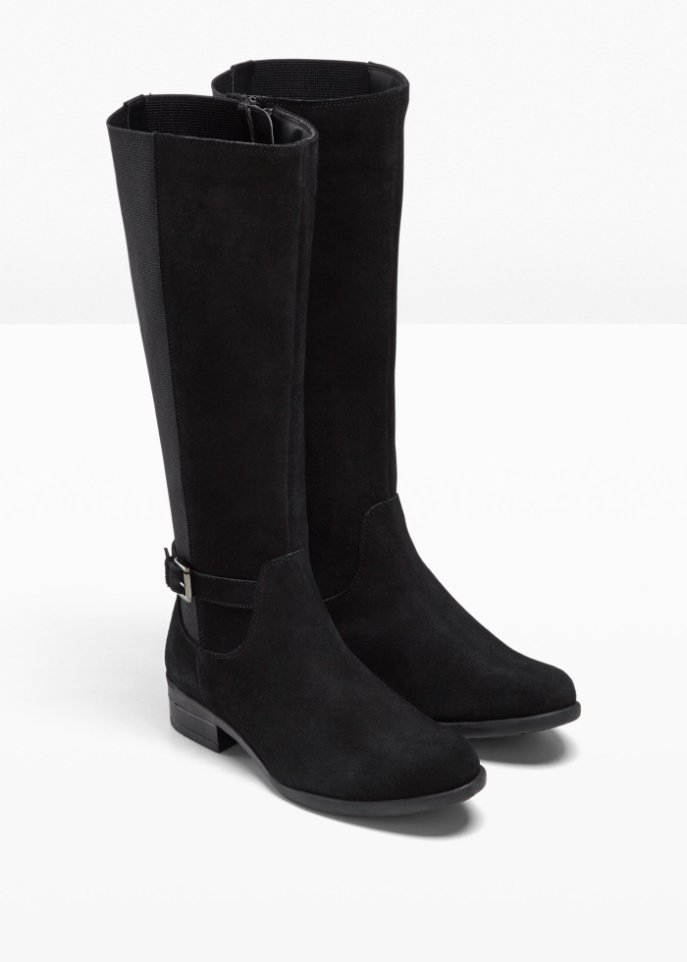 Weitschaftstiefel aus Leder