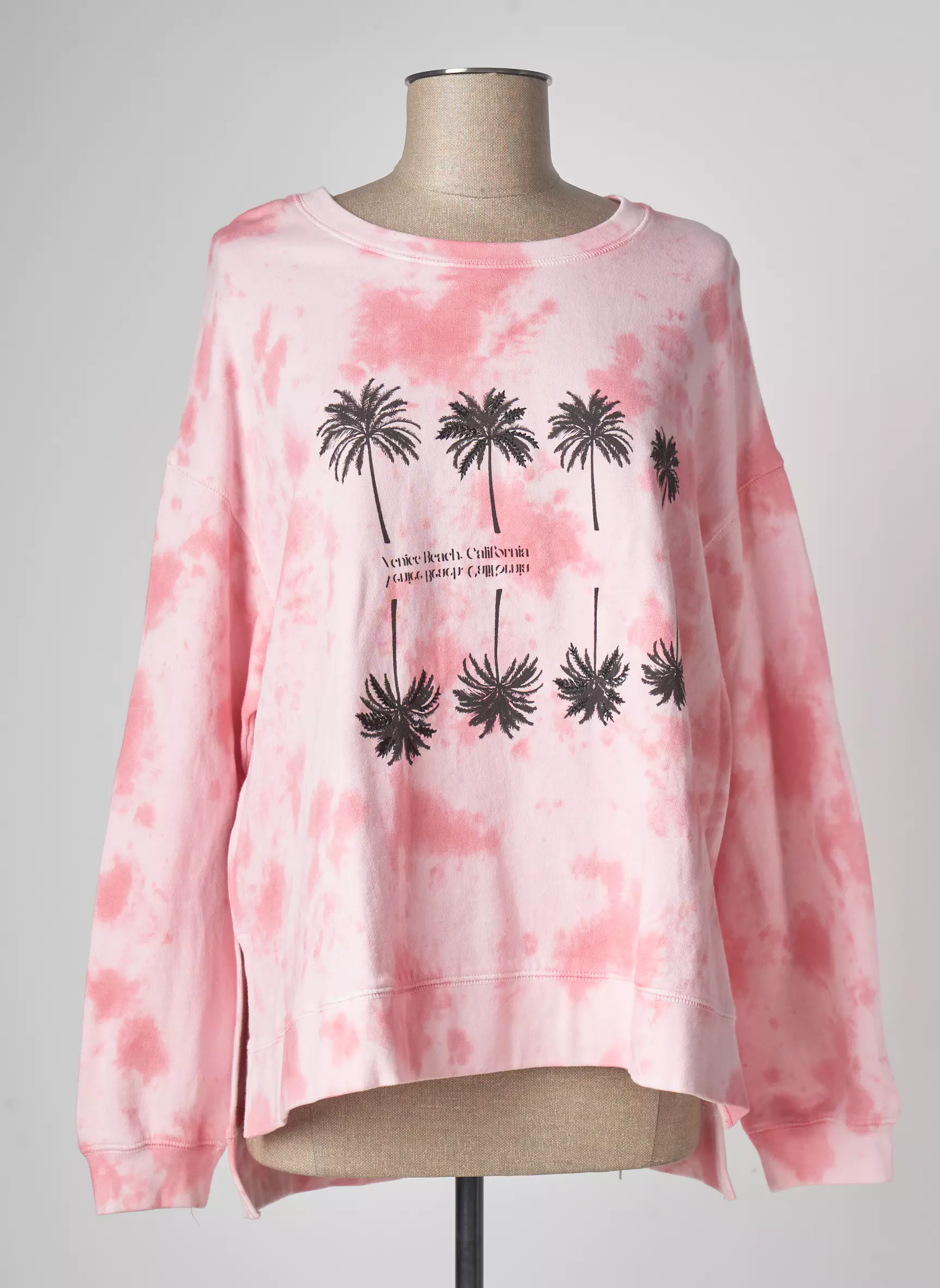 Five Sweats Femme couleur rose