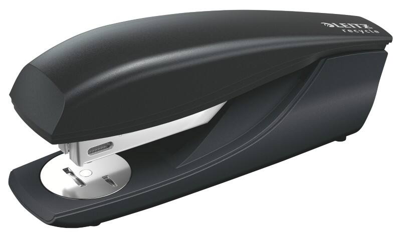Leitz NeXXt Heftgerät Halbstreifen 30 Blatt Schwarz 24/6, 26/6 Kunststoff