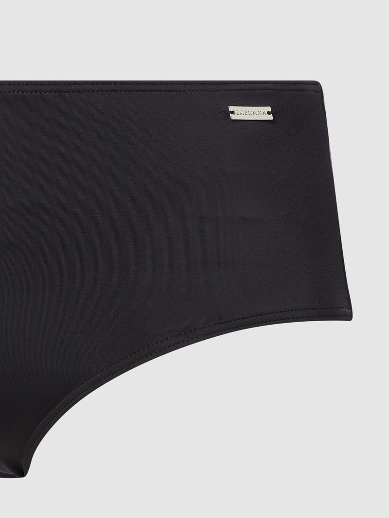 PLUS SIZE Bikini-Hose mit Stretch-Anteil in schwarz