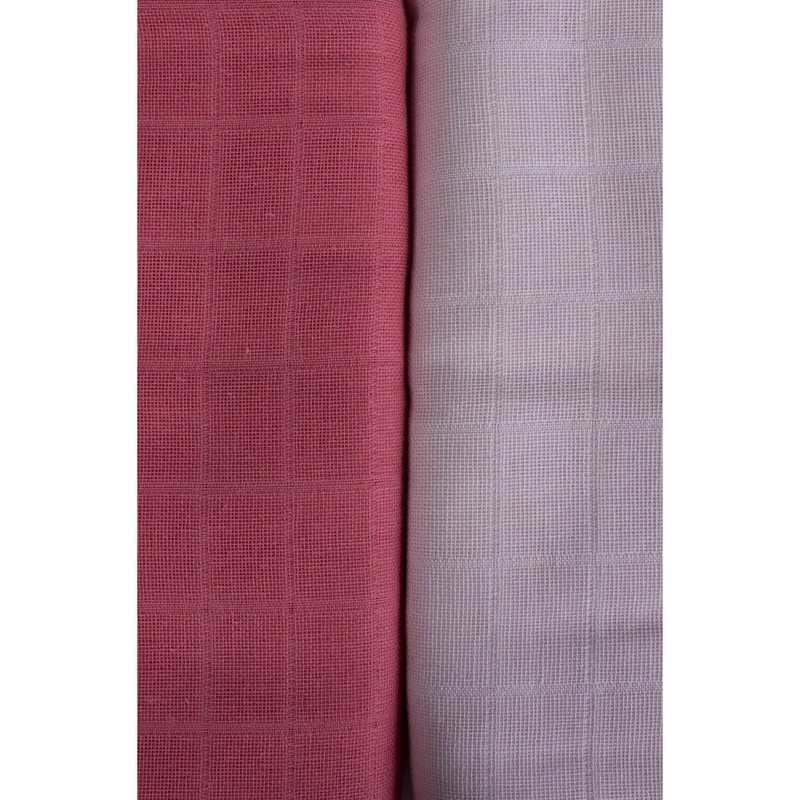 Set de 2 maxi langes ultra doux TENCEL Coton Bio unis