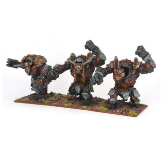 Abyssal Dwarf Lesser Obsidian Golems Troop (3)