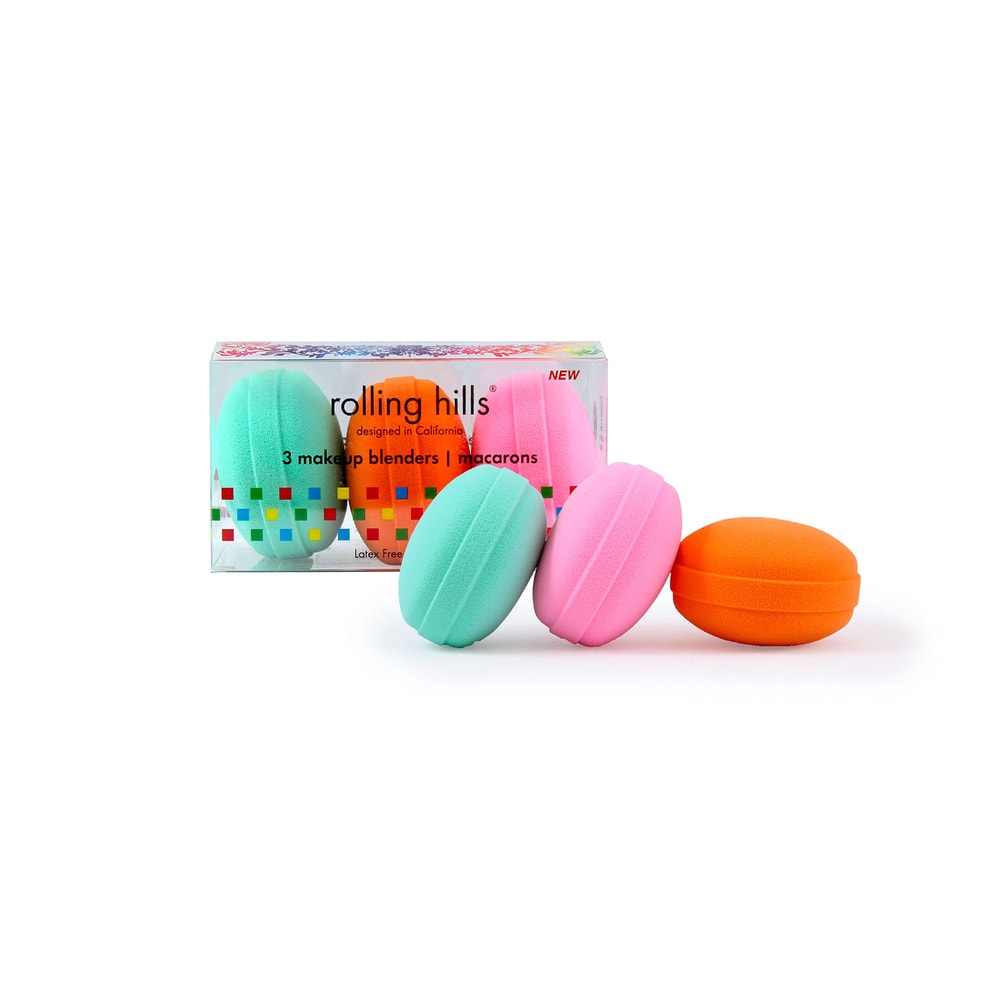 rolling hills 3 Makeup Blender - Macarons Eponge maquillage