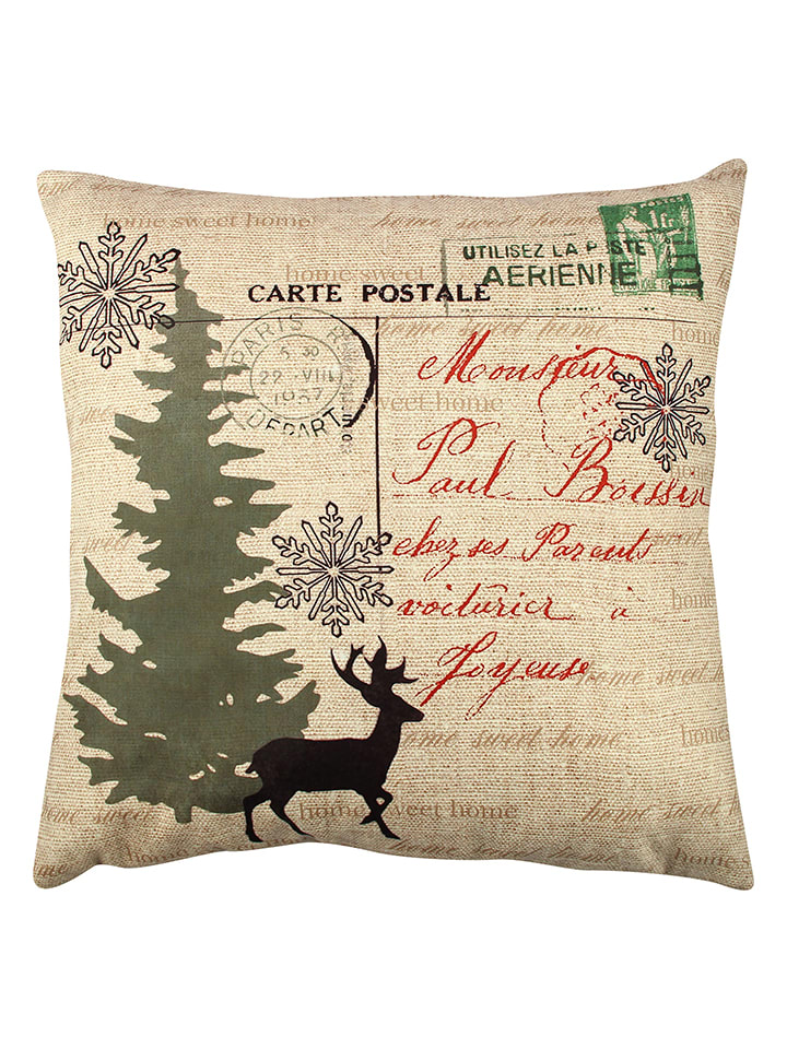 Colorful Cotton Kissen in Beige günstig kaufen 43x43 cm