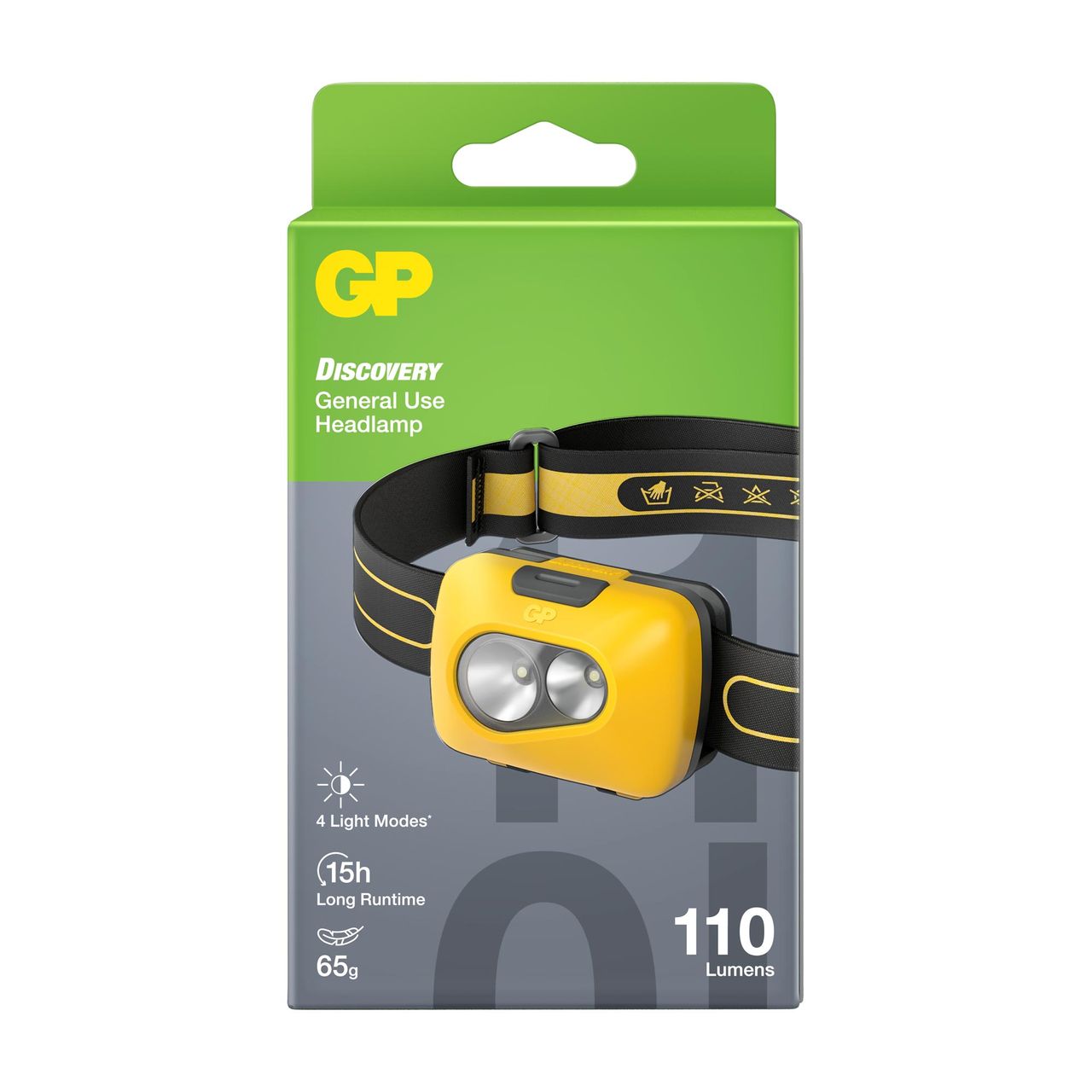GP Battery Stirnleuchte CH42 - Gelb