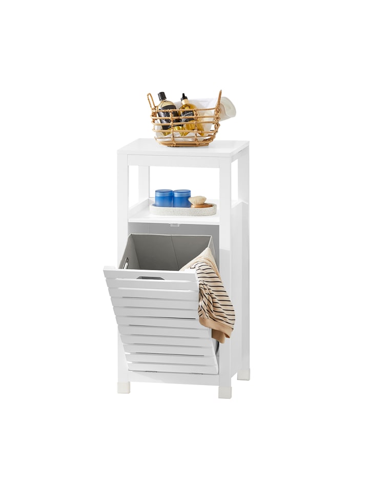 SoBuy Wäscheschrank in Weiß - (B)42 x (H)90 x (T)30cm günstig kaufen onesize