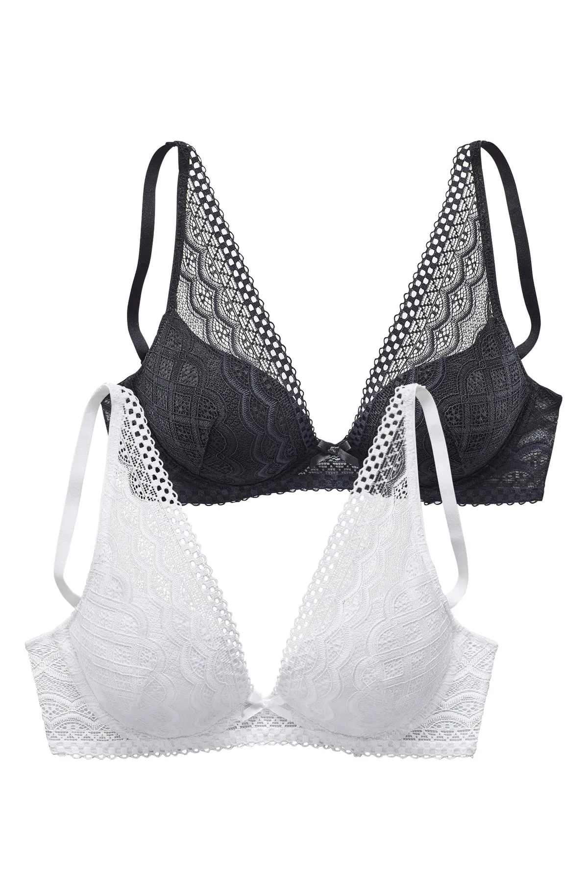 PETITE FLEUR  BH - Schwarz - Unifarben