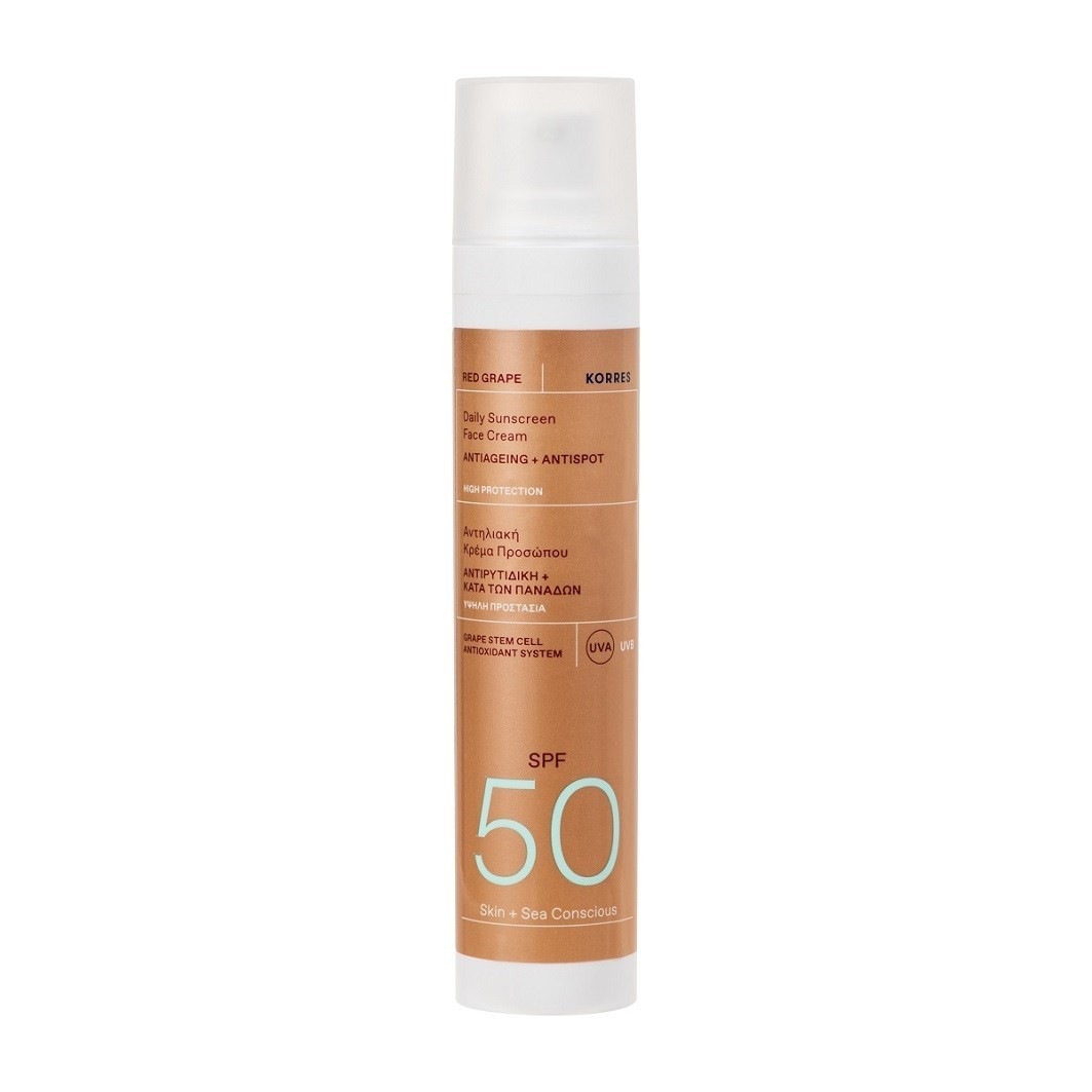 RED GRAPE fürs Gesicht SPF50 Anti-Aging + Anti-Dark-Spot