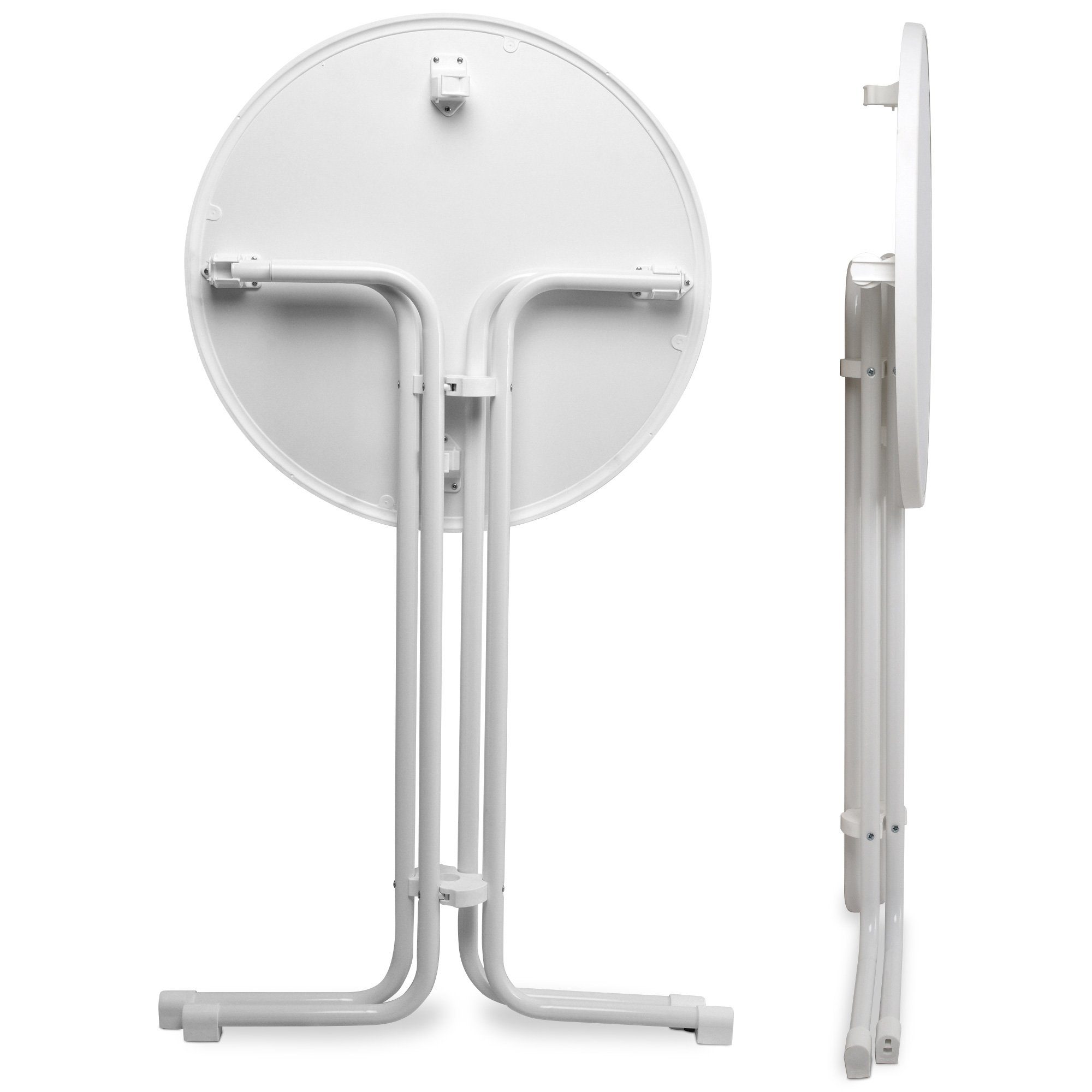 Beautissu Stehtisch Sylt, Bistrotisch Gastro klappbar Ø 70 cm