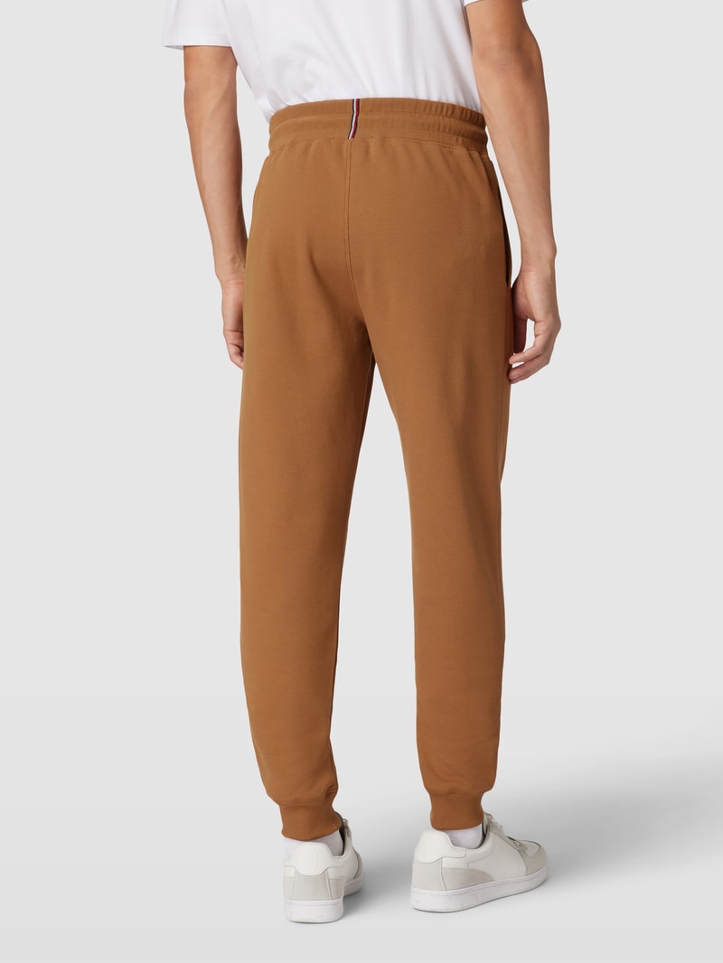 Sweathose mit Tunnelzug Modell 'TRACK PANT' in camel
