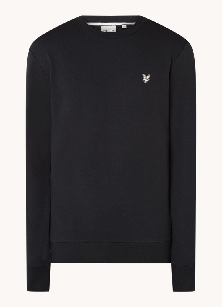 Lyle & Scott organic cotton sweater with logo embroidery