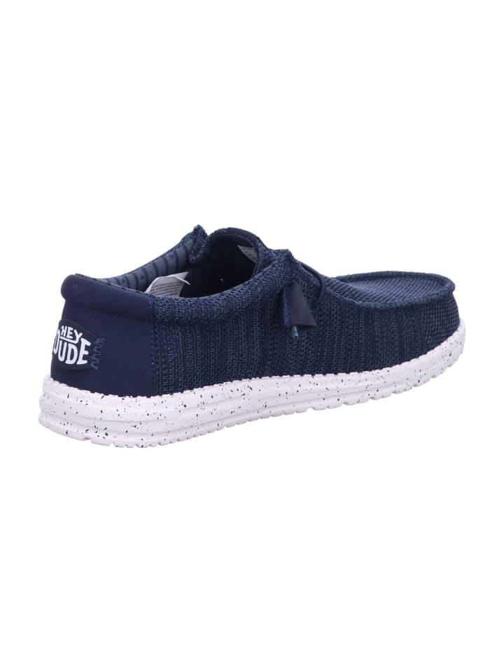 Hey Dude Herren Halbschuhe Wally in Blau günstig kaufen