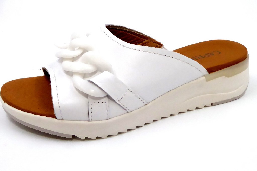 CAPRICE Klassische Sandalen weiss