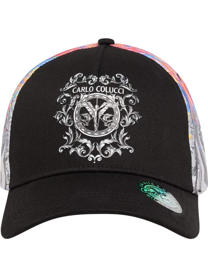 Carlo Colucci Baseball Cap Dengg in Schwarz günstig kaufen onesize