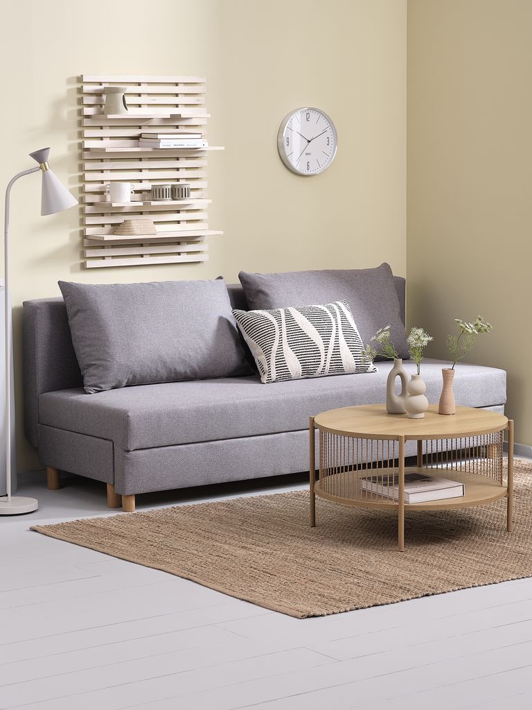 NORSMINDE Sofa rozkładana NORSMINDE jasnoszara