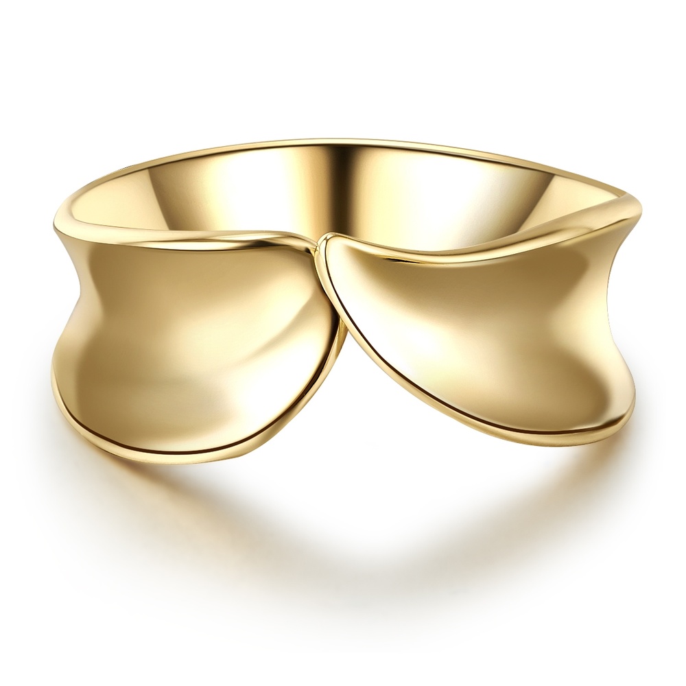 Glanzstücke München Bague en argent Argent sterling en Or jaune Bague