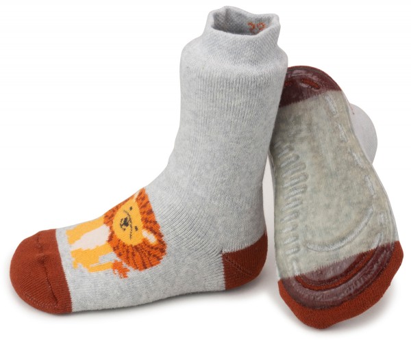 Ewers ~ Stoppersocke SoftStep ~ Löwe grau
