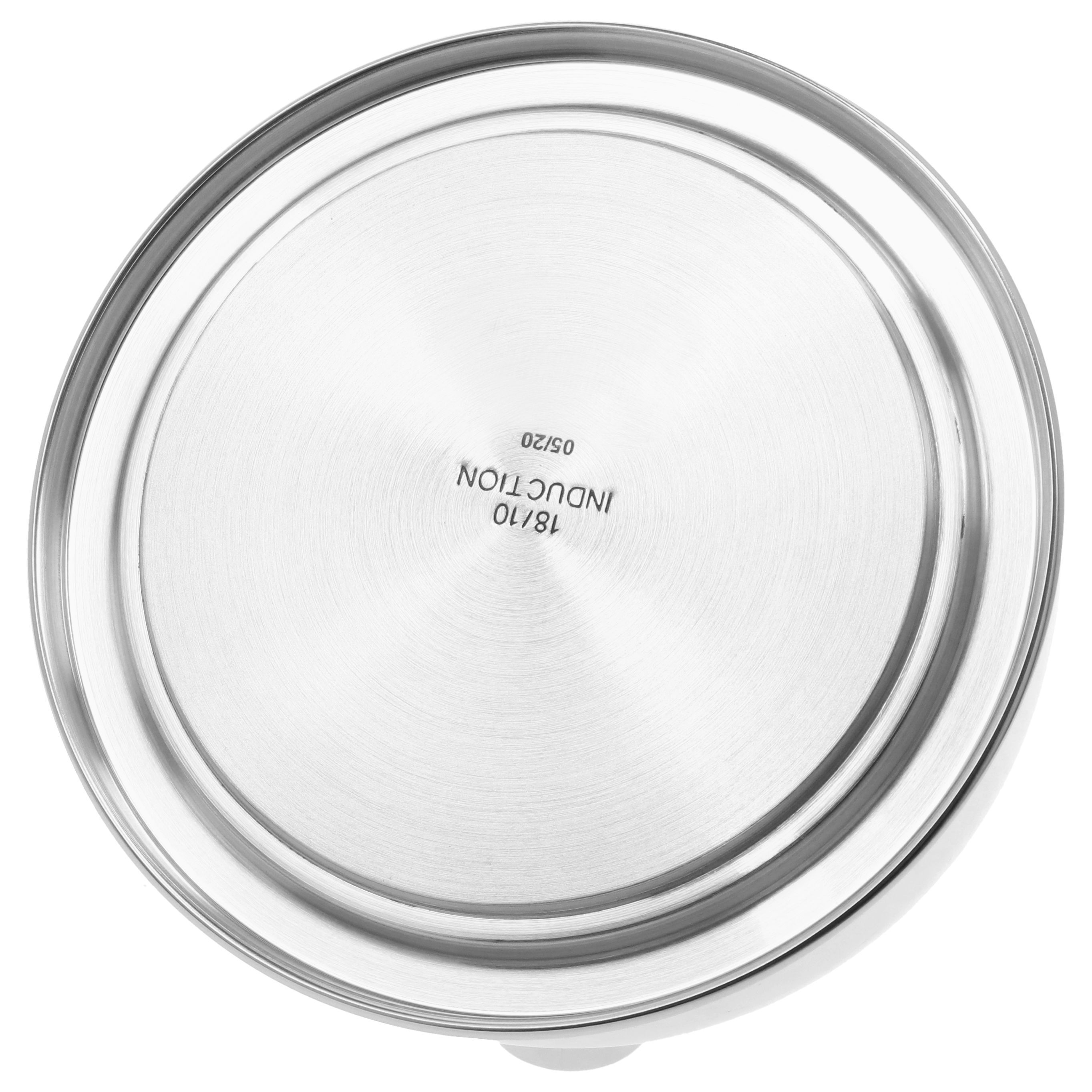 Kessel 20 cm, 18/10 Edelstahl, Silber
