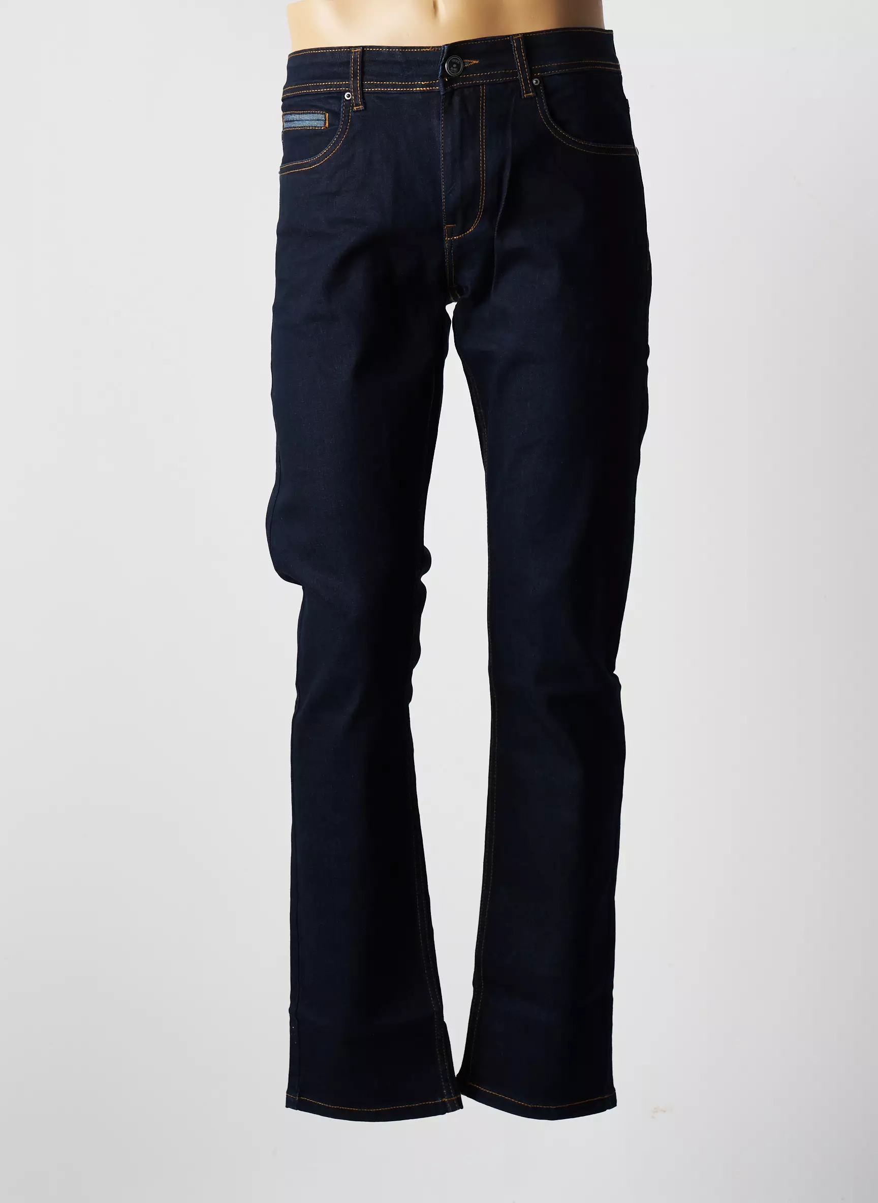 Virtue Jeans Coupe Droite Homme couleur bleu