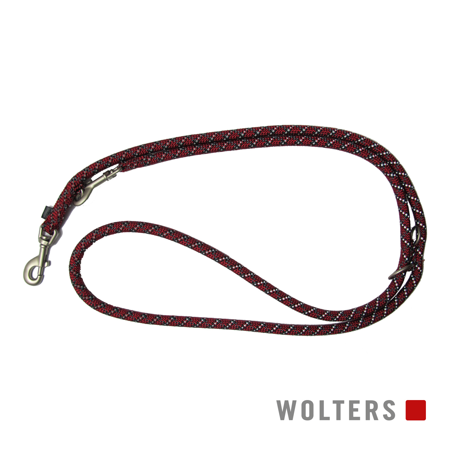 Wolters Hundeleinen Wolters Führleine Everest rot/ schwarz 2 m, 9 mm
