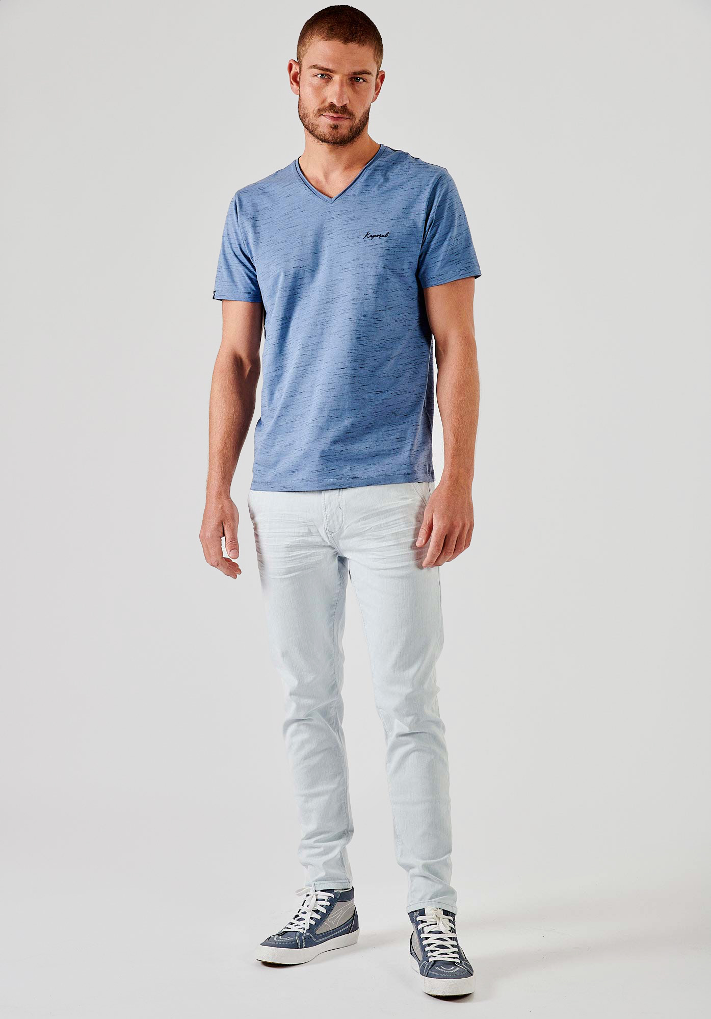 NETER  T-shirt bleu homme