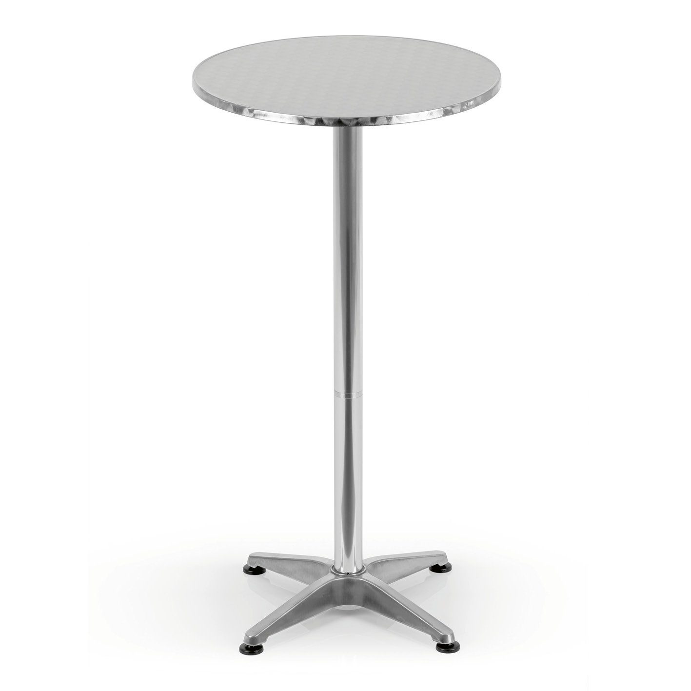 EASYmaxx Stehtisch klappbar Bistrotisch 2in1 Ø 60cm 115cm, Hochzeit, Party, Geburtstag