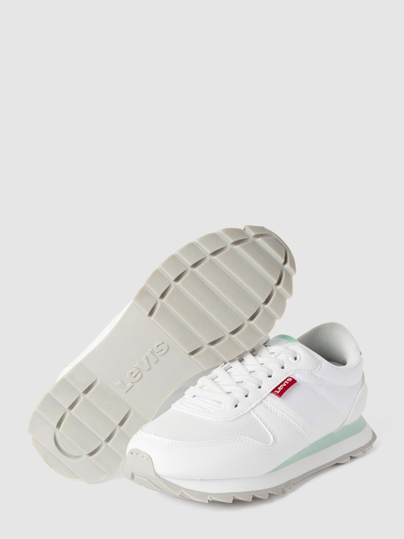 Sneaker mit Label-Details Modell 'ALEX' in weiß