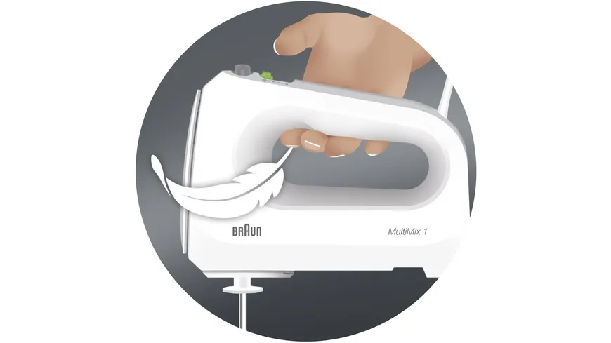 BRAUN Handmixer HM 1010.WH