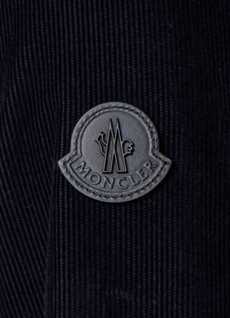 Moncler  Regular fit overhemd van corduroy met logo