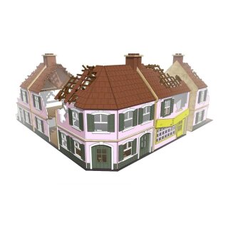 Destroyed Town Scenery Set (20mm)