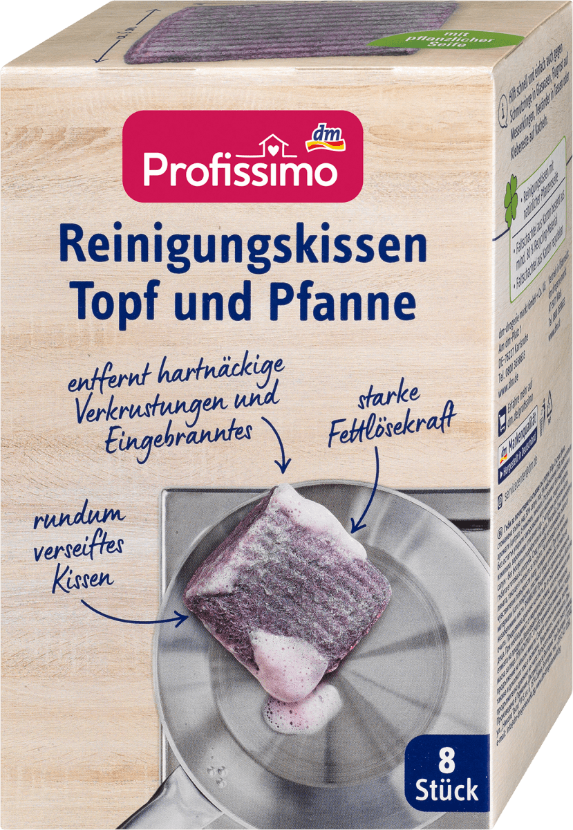Reinigungskissen Topf und Pfanne, 8 St