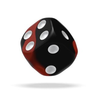 Oakie Doakie Dice W6 Würfel 12 mm Glow in the Dark Lava (36)