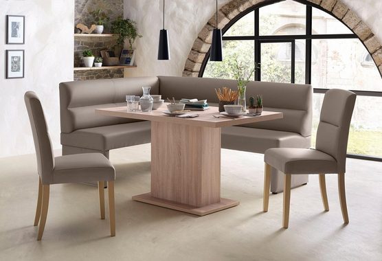 Home affaire Säulen-Esstisch Cross, Breite 136 cm
