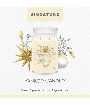 Yankee Candle Twinkling Lights Signature Jar Duftkerze-368 g