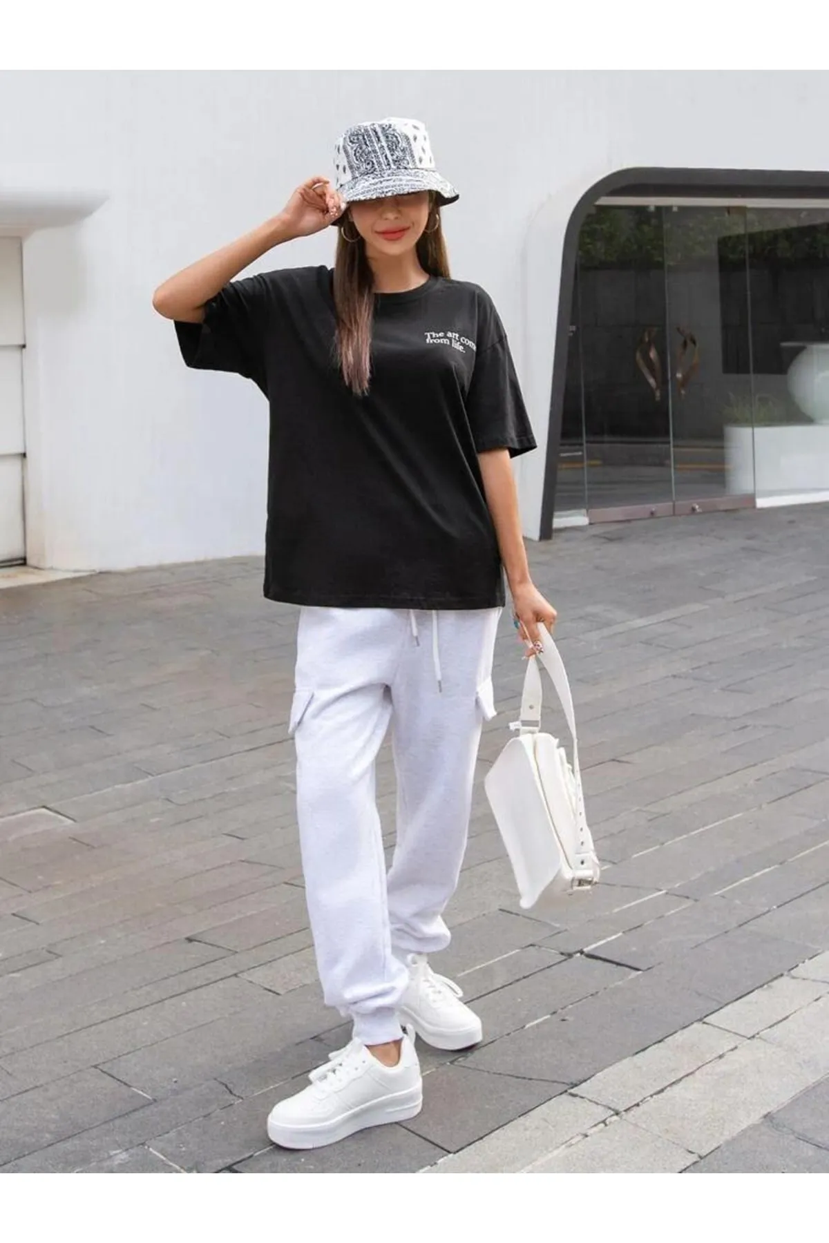 MOONBULL  T-Shirt - Schwarz - Oversized