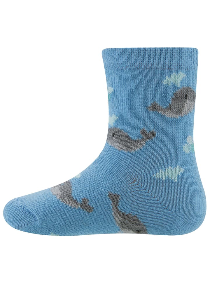 ewers 2er-Set Socken 2er Pack Wale in adria-hellsilber mel. günstig kaufen