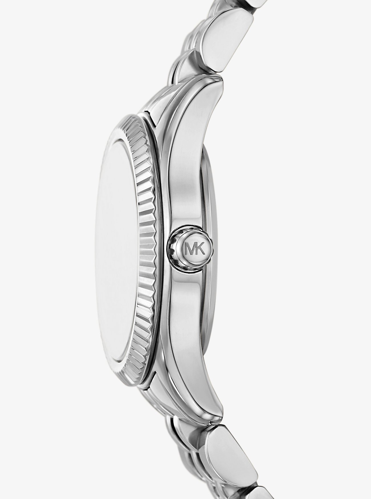 Petite Lexington Pavé Silver-Tone Watch - SØLV